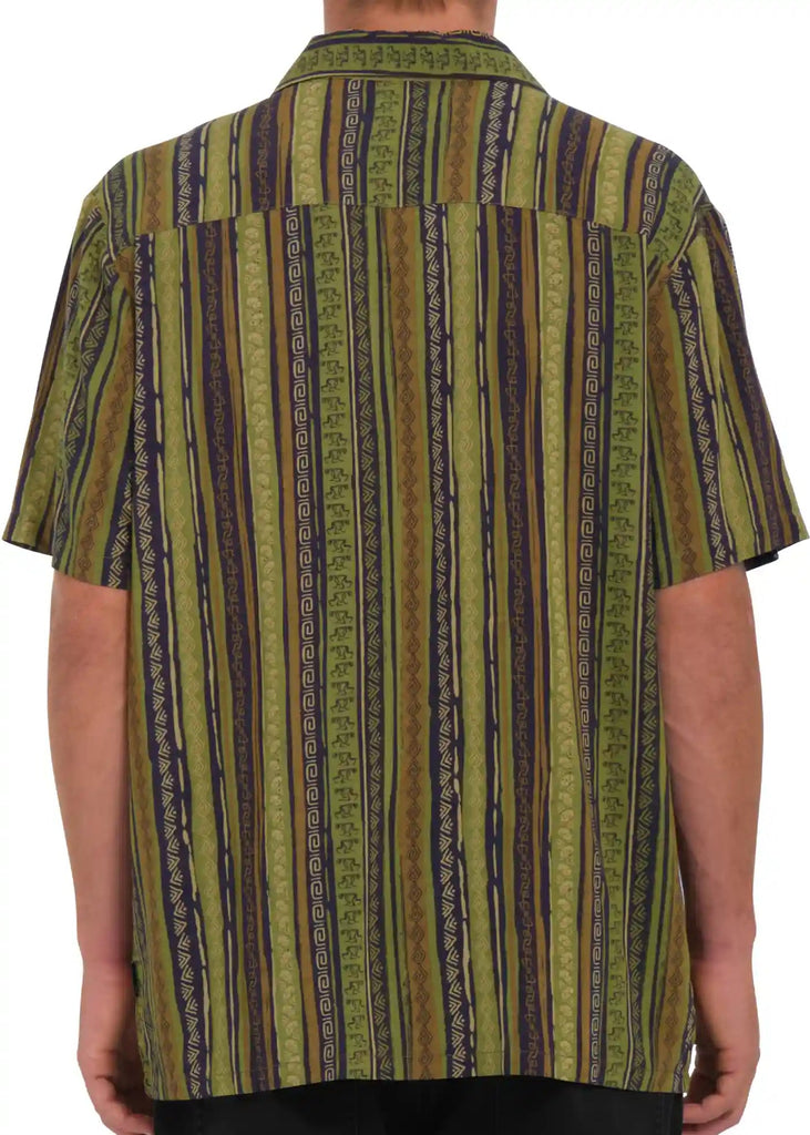 Volcom Skate Vitals Simon Bannerot Shirt Dark Khaki Handelsware Volcom   