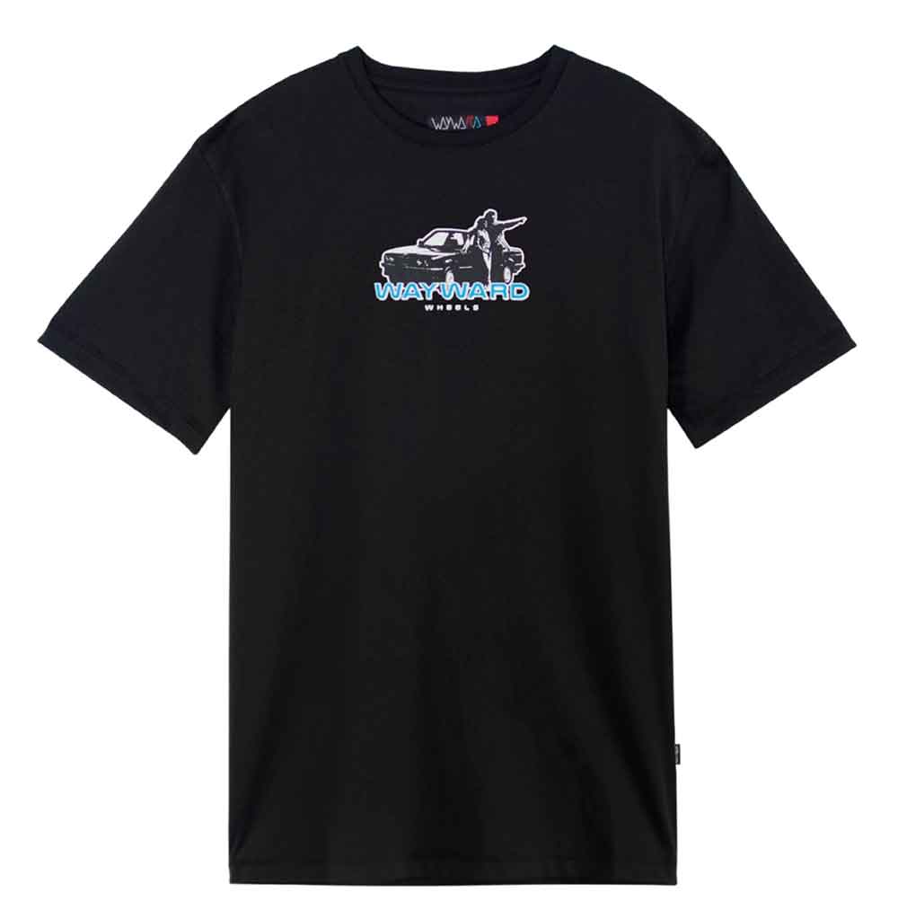 Wayward Beamer T-Shirt Black  Wayward   