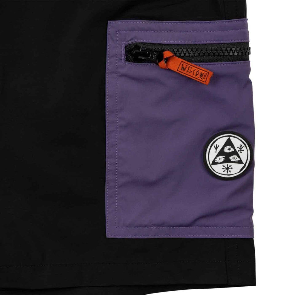 Welcome Apex Nylon Climber Shorts Black  Welcome   