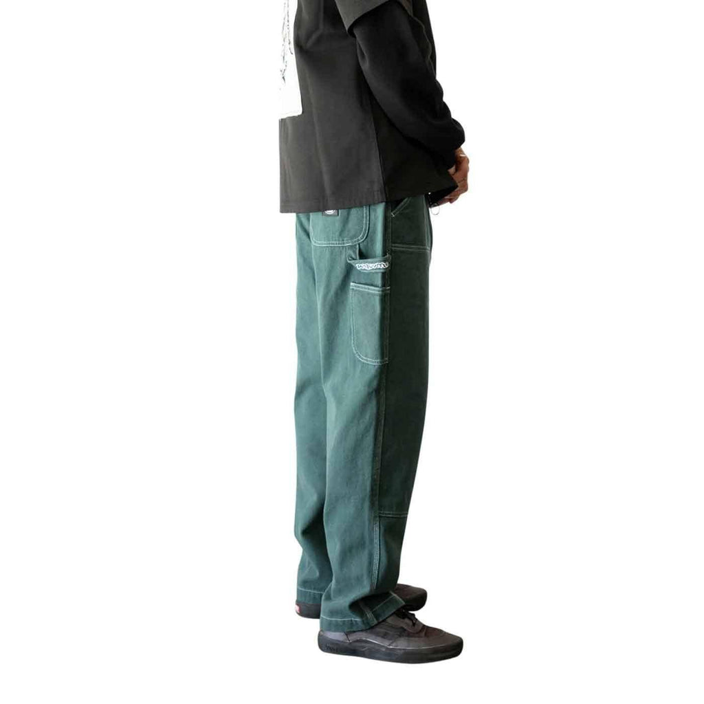 Welcome Brace Double Knee Carpenter Work Pants Spruce  Welcome   