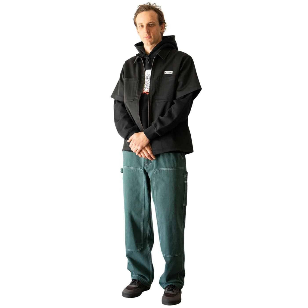 Welcome Brace Double Knee Carpenter Work Pants Spruce  Welcome   