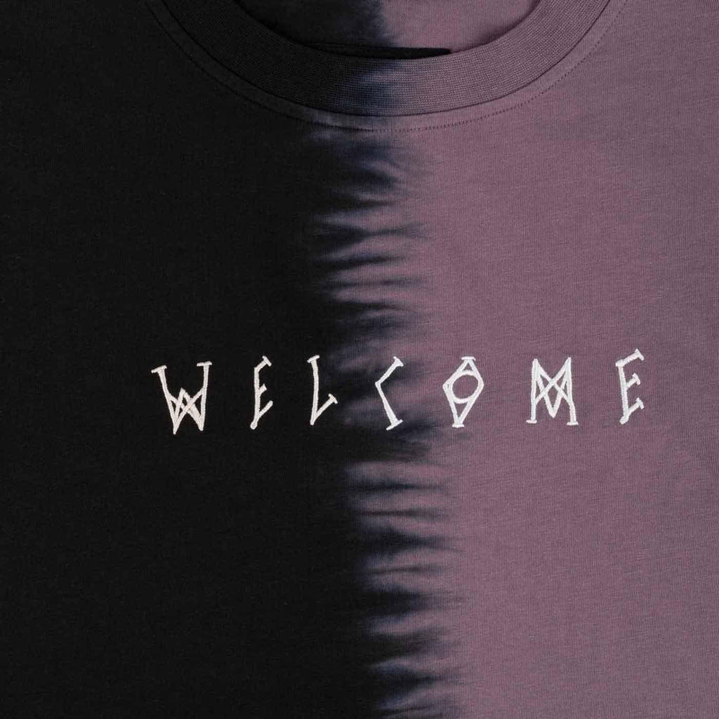 Welcome Chimera Dip Dyed T-Shirt Black Moonscape  Welcome   