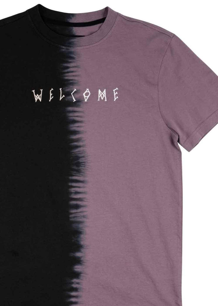 Welcome Chimera Dip Dyed T-Shirt Black Moonscape  Welcome   