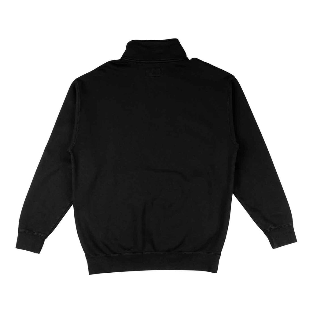 Welcome Eclipse Garment Dyed 1/4 Zip Sweater Black  Welcome   