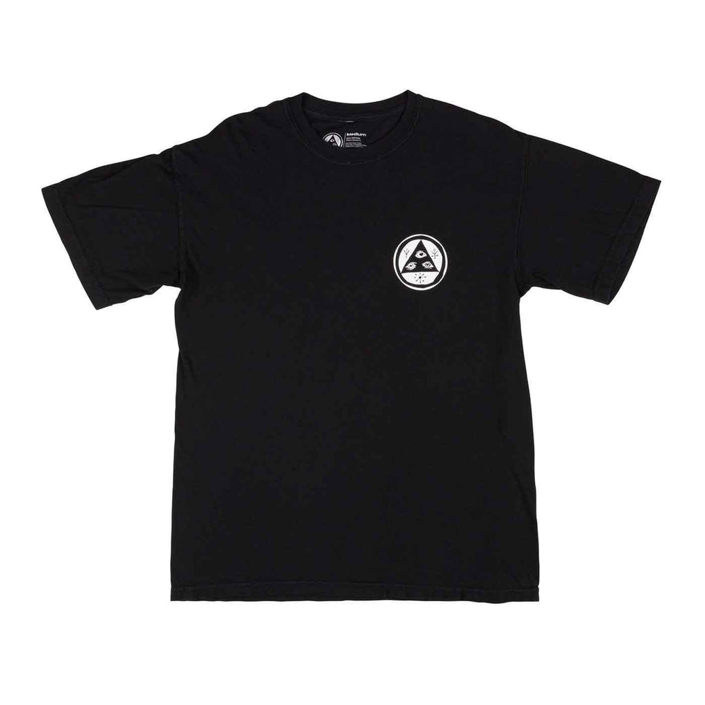 Welcome Gateway Garment Dyed T-Shirt Black Grid  Welcome   