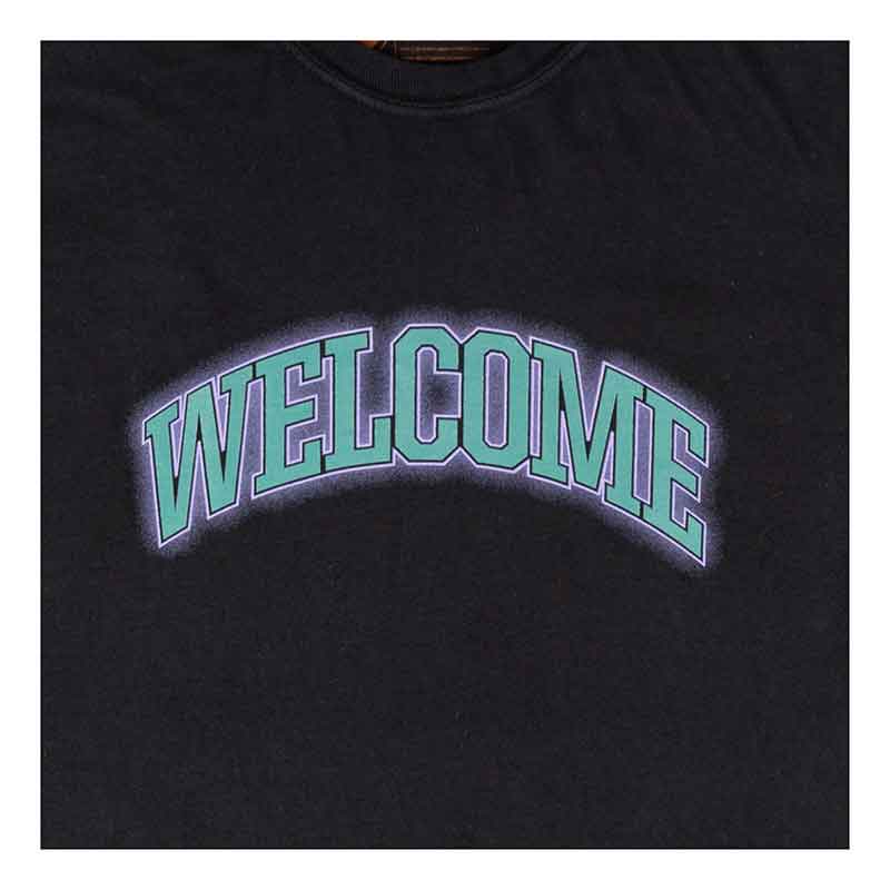 Welcome Hooter Shooter Garment Dyed T-Shirt Black  Welcome   