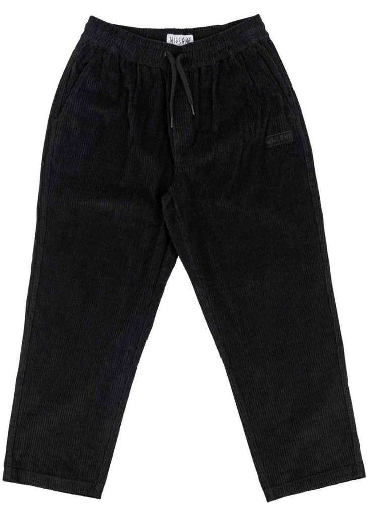 Welcome Hydra Elastic Waist Cord Pants Black  Welcome   