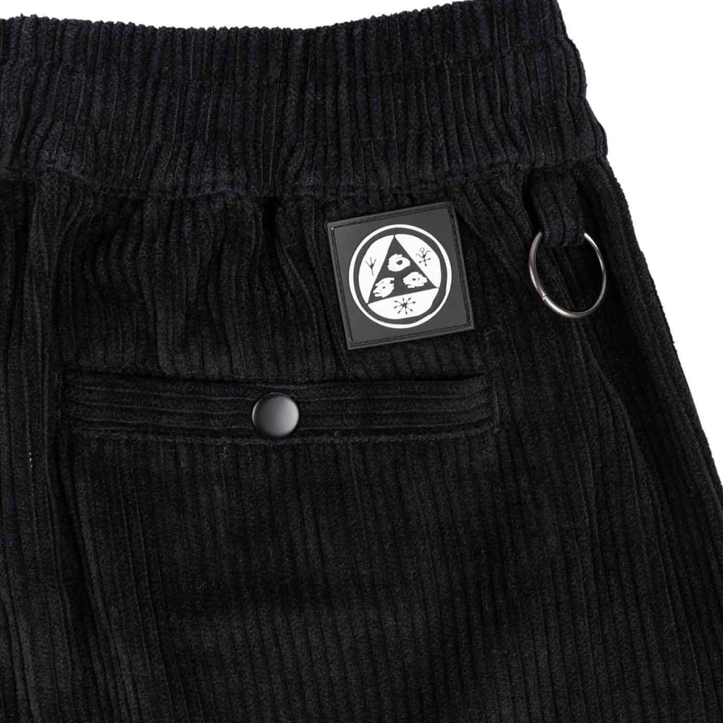 Welcome Hydra Elastic Waist Cord Pants Black  Welcome   