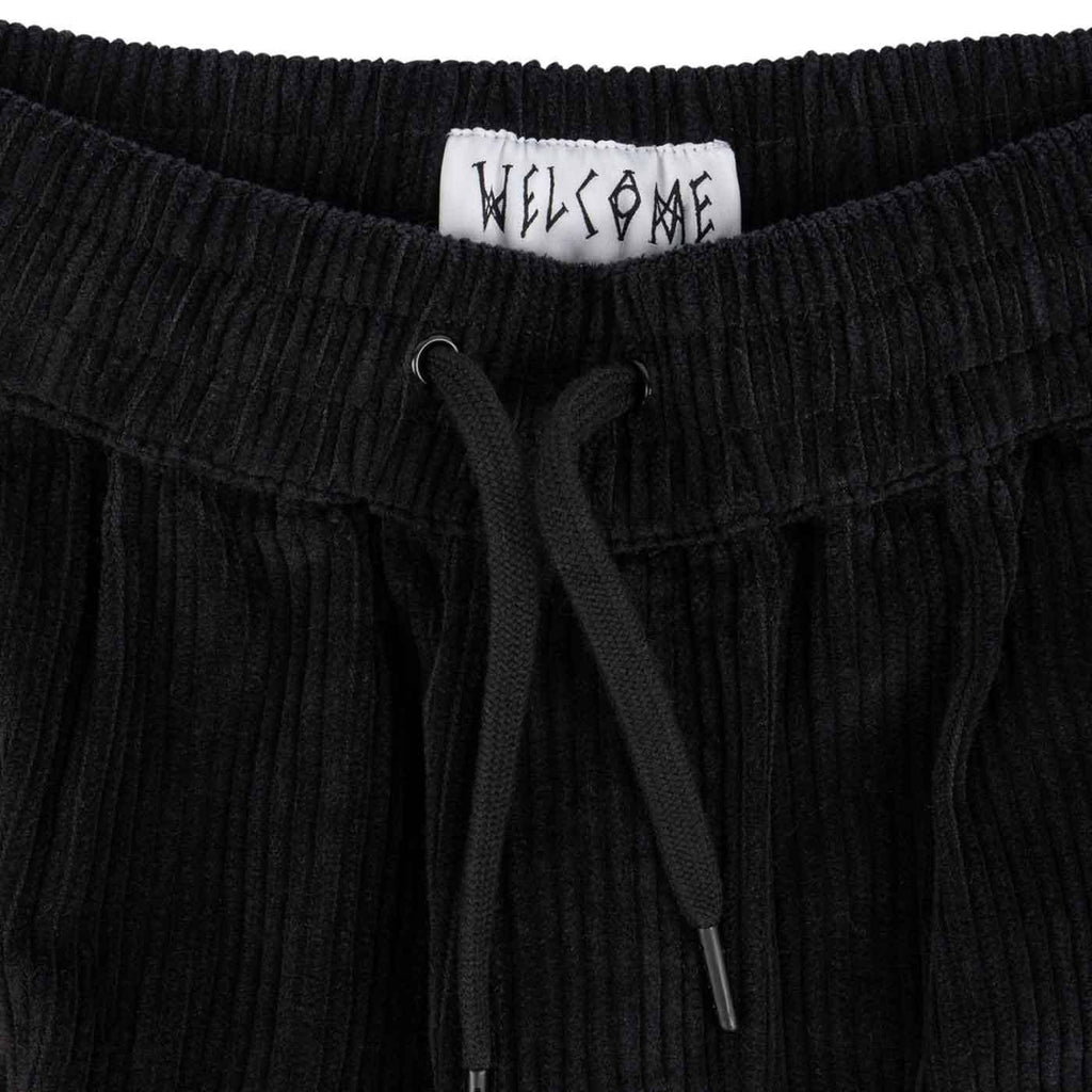 Welcome Hydra Elastic Waist Cord Pants Black  Welcome   