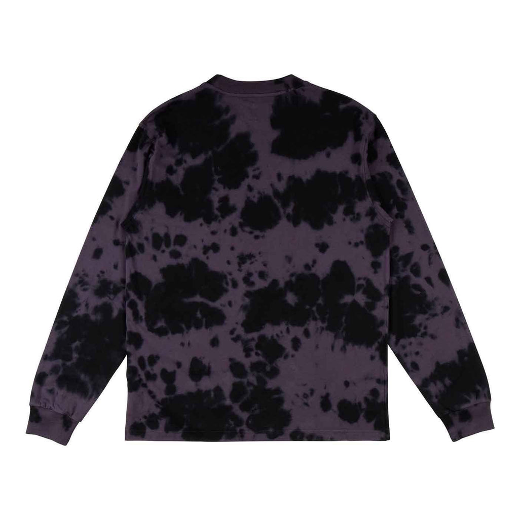 Welcome Inkblot Tie Dye Longsleeve Knit Shirt Nightshade  Welcome   