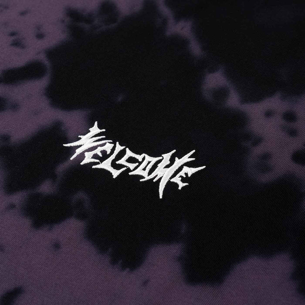 Welcome Inkblot Tie Dye Longsleeve Knit Shirt Nightshade  Welcome   