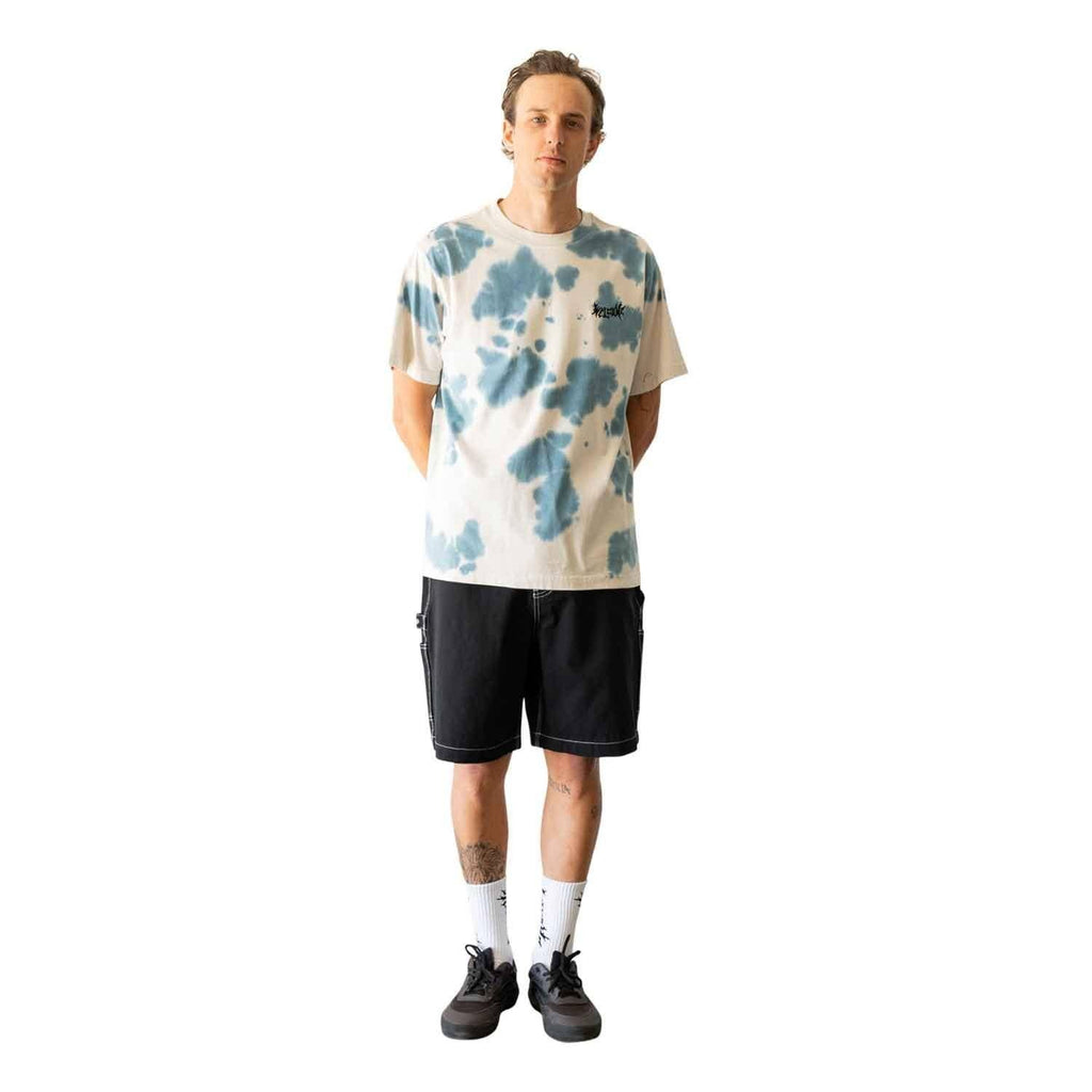 Welcome Inkblot Tie Dye T-Shirt Mist Bone  Welcome   