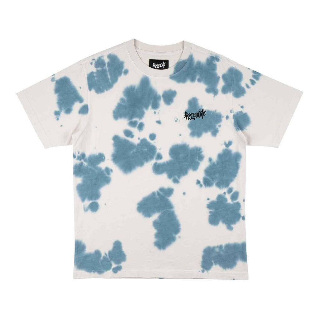 Welcome Inkblot Tie Dye T-Shirt Mist Bone  Welcome   