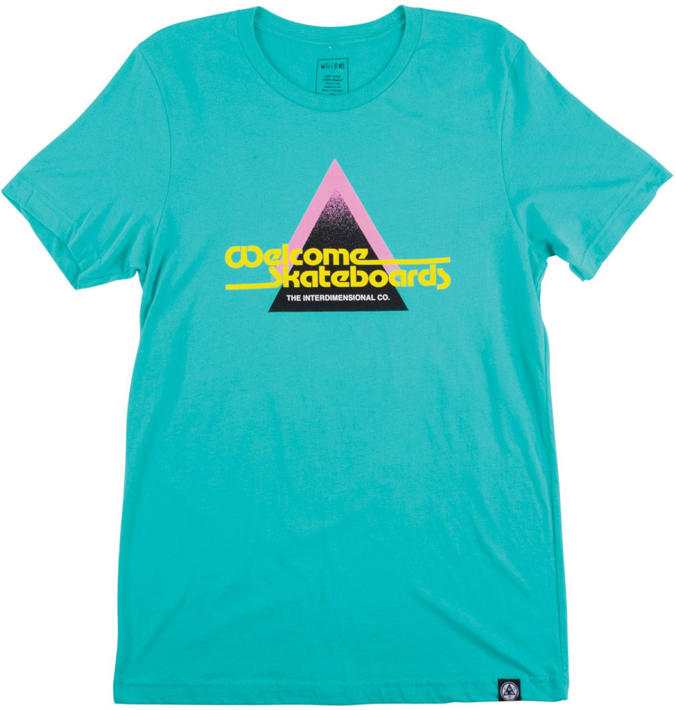 Welcome Interdimensional Tee Teal  Welcome   