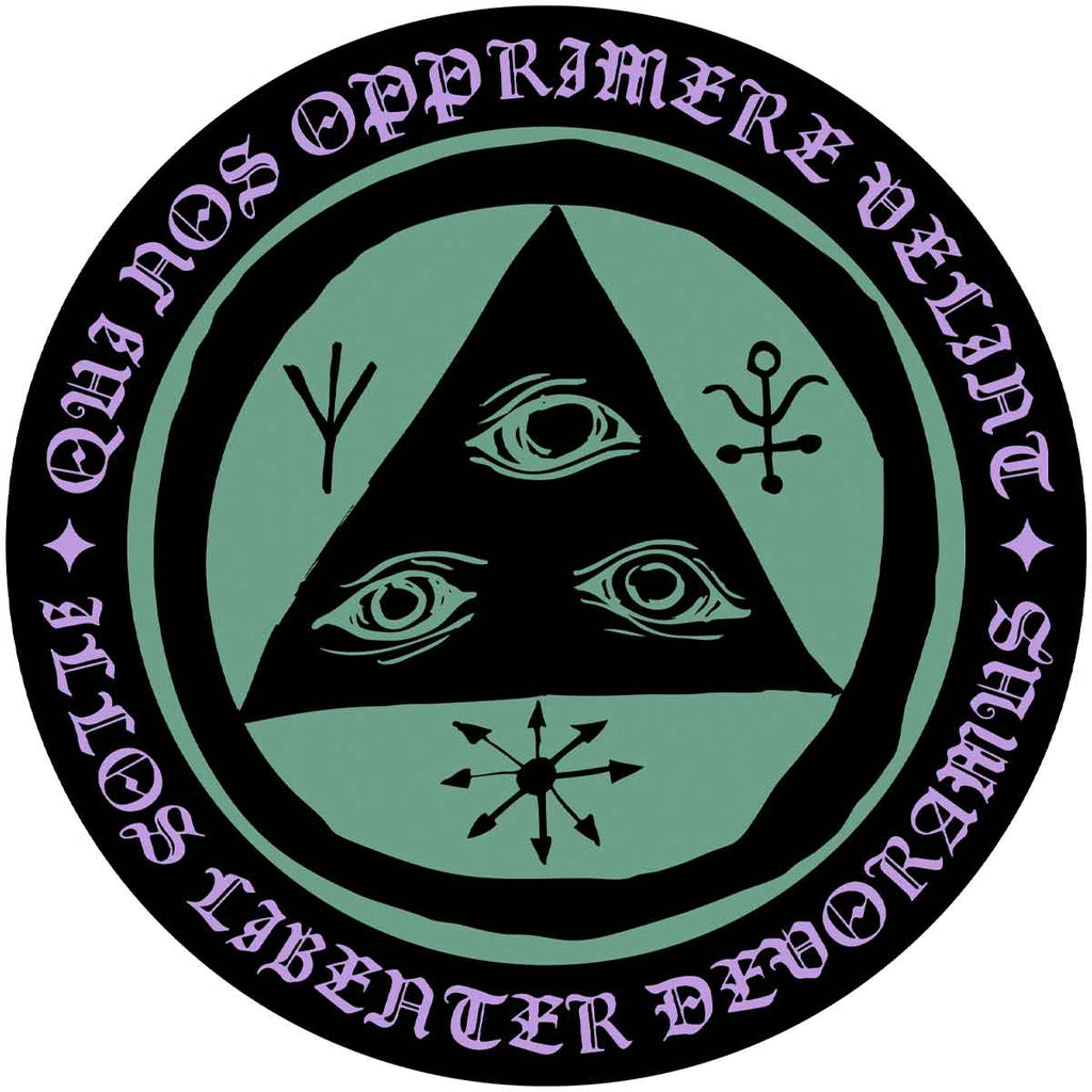 Welcome Latin Talisman Color Shift Sticker  Welcome   