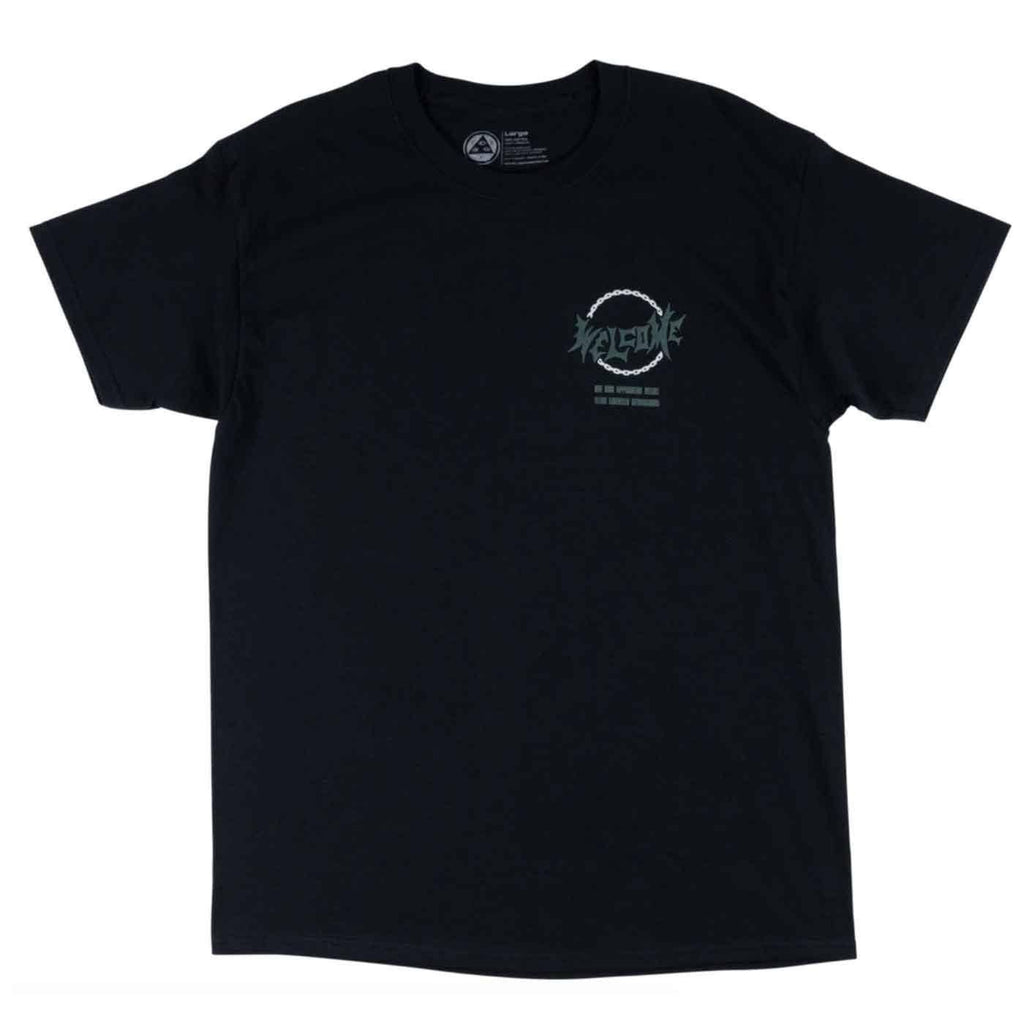 Welcome Tali Chain T-Shirt Black Dark Green  Welcome   