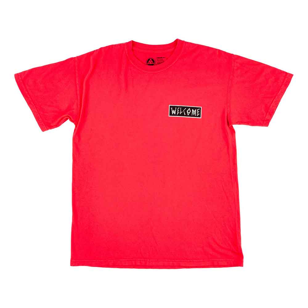 Welcome Talisman Garment Dyed T-Shirt Paprika  Welcome   