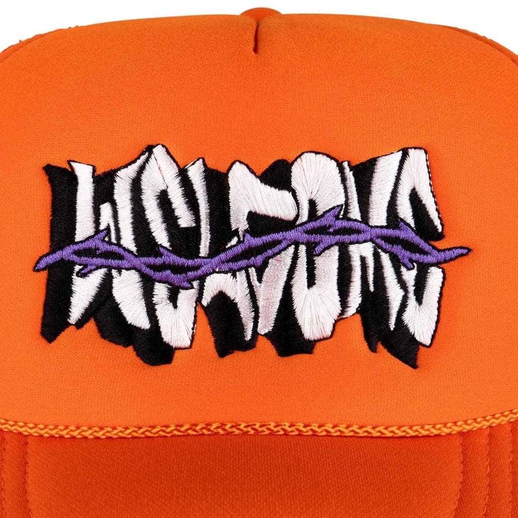 Welcome Thorns Trucker Cap Orange  Welcome   