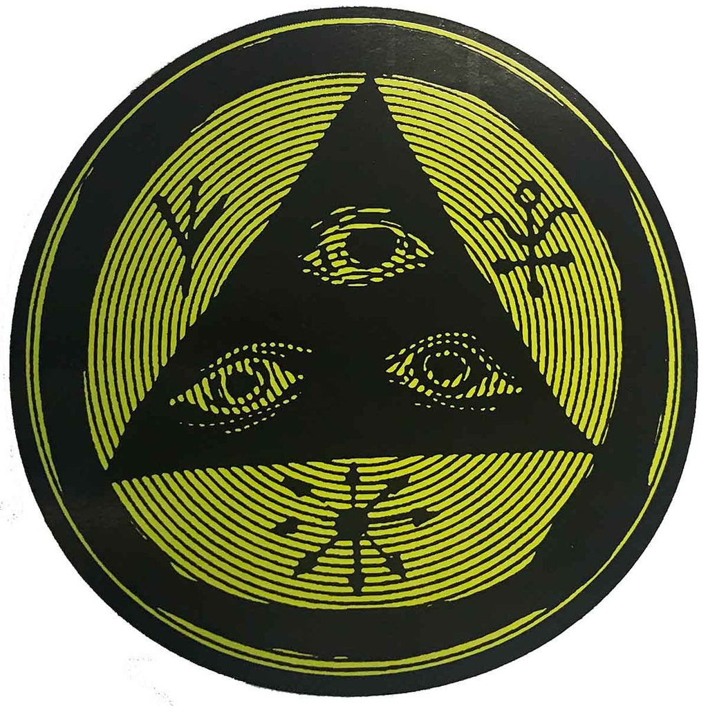 Welcome Vertigo Sticker Black Yellow  Welcome   