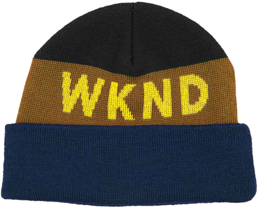 WKND Collision Beanie Black  WKND   