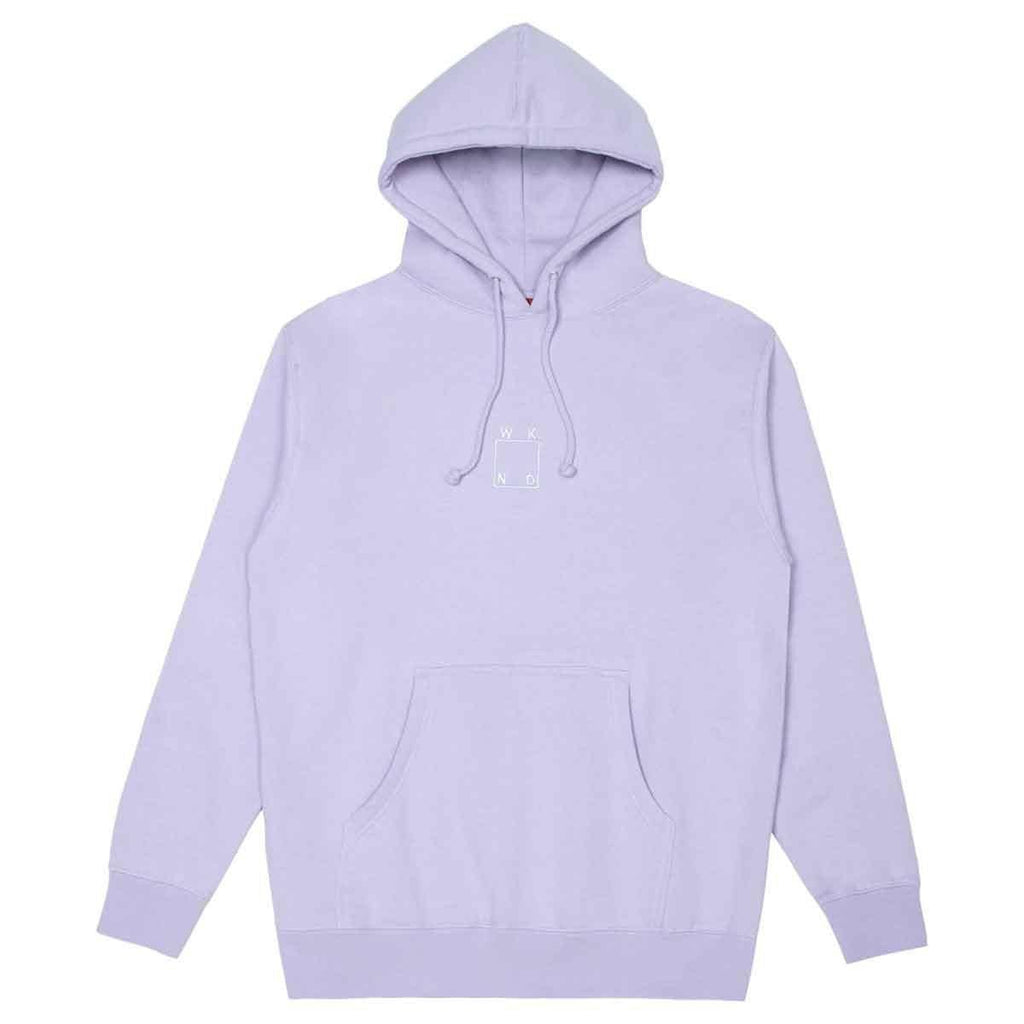 WKND Embroidered Logo Hooded Sweatshirt Lavender  WKND   