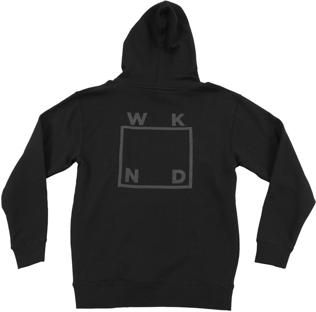 WKND Reflective Hood Black  WKND   