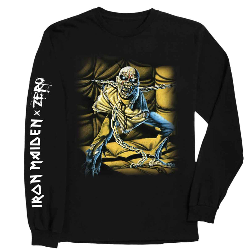 Zero X Iron Maiden Piece Of Mind Longsleeve T-Shirt Black  Zero   